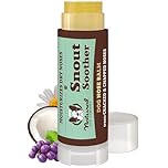 Natural Dog Company - Snout Soother | Dog Nose Balm for Chapped, Crusty and Dry Dog Noses, Organic, All Natural Ingredients 0.15oz Travel Stick