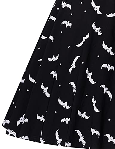 Image of GownTown Women's 1950s Vintage Dresses Short Sleeves Cocktail Stretchy Party Dresses with Pocket