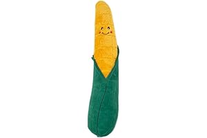 ZippyPaws Jigglerz: Veggie-Themed Squeaky Corn Dog Toy