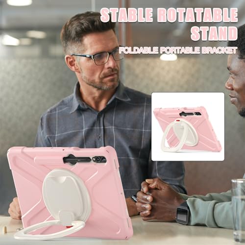 Coque antichoc Samsung Galaxy Tab S8+ robuste anti-chute avec sangle - 6