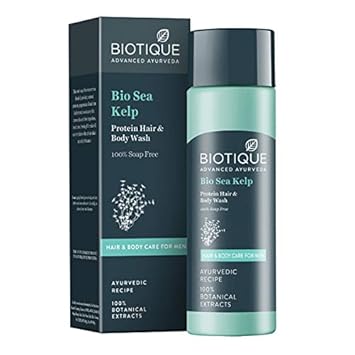 Biotique Bio Sea Kelp Protein Hair and Body Wash for Men, 120ml