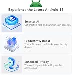 Android 16 Tablet,11 Inch Tablet with 24GB RAM 128GB ROM,Octa-Core T7250 Processor,90Hz Display,8000mAh with Fast Charging & OTG Reverse Charge,Gemini AI Tablets,Smart Camera,4-Year Warranty