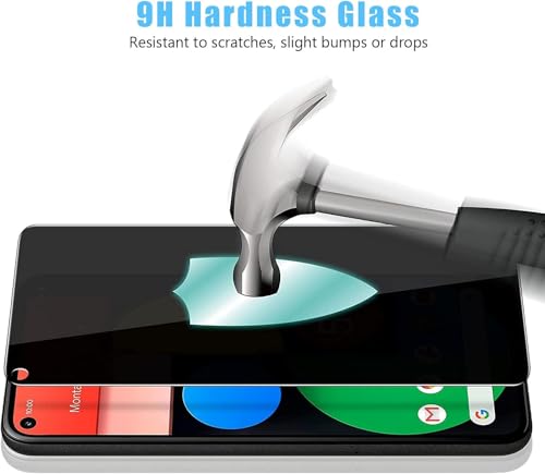 Image of ArmorSuit 2 Pack Anti-Spy Privacy Tempered Glass Screen Protector Guard for Google Pixel 4A 5G (5.81 Inch)