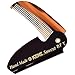 Kent 87T 2 1/2" 70mm Brand New Limited Edition Folding Beard & Mustache Comb by Kent Combs