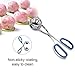 2 PCS None-Stick Meat Ballers with Anti-Slip Handles， Stainless Steel Meat Baller Tongs, Cake Pop Meatball Maker Ice Tongs, Cookie Dough Scoop for Kitchen. (1.38