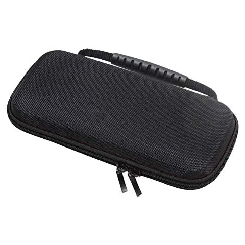 Emoly Carrying Case for Switch Lite 2020, Portable Switch Travel Carry Case, Protective Hard Shell Games Case & Storage for Nintendo Switch Console & Accessories, Black Cover