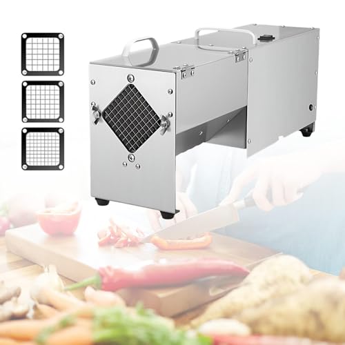 Máquina eléctrica para papas fritas, acero inoxidable miniatura 1