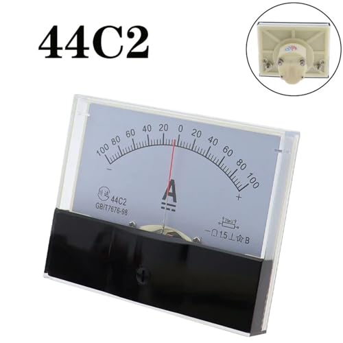 Medidor de corriente 44C2 DC con panel analógico de 50A y configuración /75mv 2