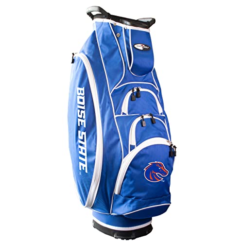 Team Golf NCAA Boise ST Albatross Golf Bag Lightweight, 10-Way Club Divider, Spring Action Stand, Insulated Cooler Pocket, Velcro Glove and Umbrella Holder & Lift Assist Handles