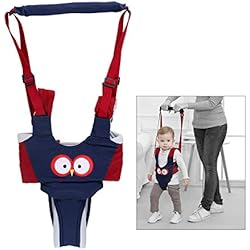 Caminar Con Inclinación Arnes Bebe para Caminar Primeros Pasos Arnés Bebe para Caminar con Protección, Arnes Andador Bebe Transpirable, Arnes Para Niños Aprender Caminar Seguro, Arnes Para Andar Bebe con Correa Ajustable