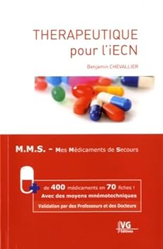 Paperback THÉRAPEUTIQUE POUR L'IECN MES MÉDICAMENT DE SECOURS [French] Book