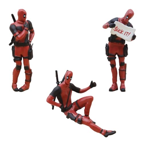 Image of Car Decor 3 Pcs Set Anime Figurine Action Figures PVC Car Dashboard Decoration Items Collectible Figurines for Car Decor Desk Accessories Gifting & Display Premium Model Objects