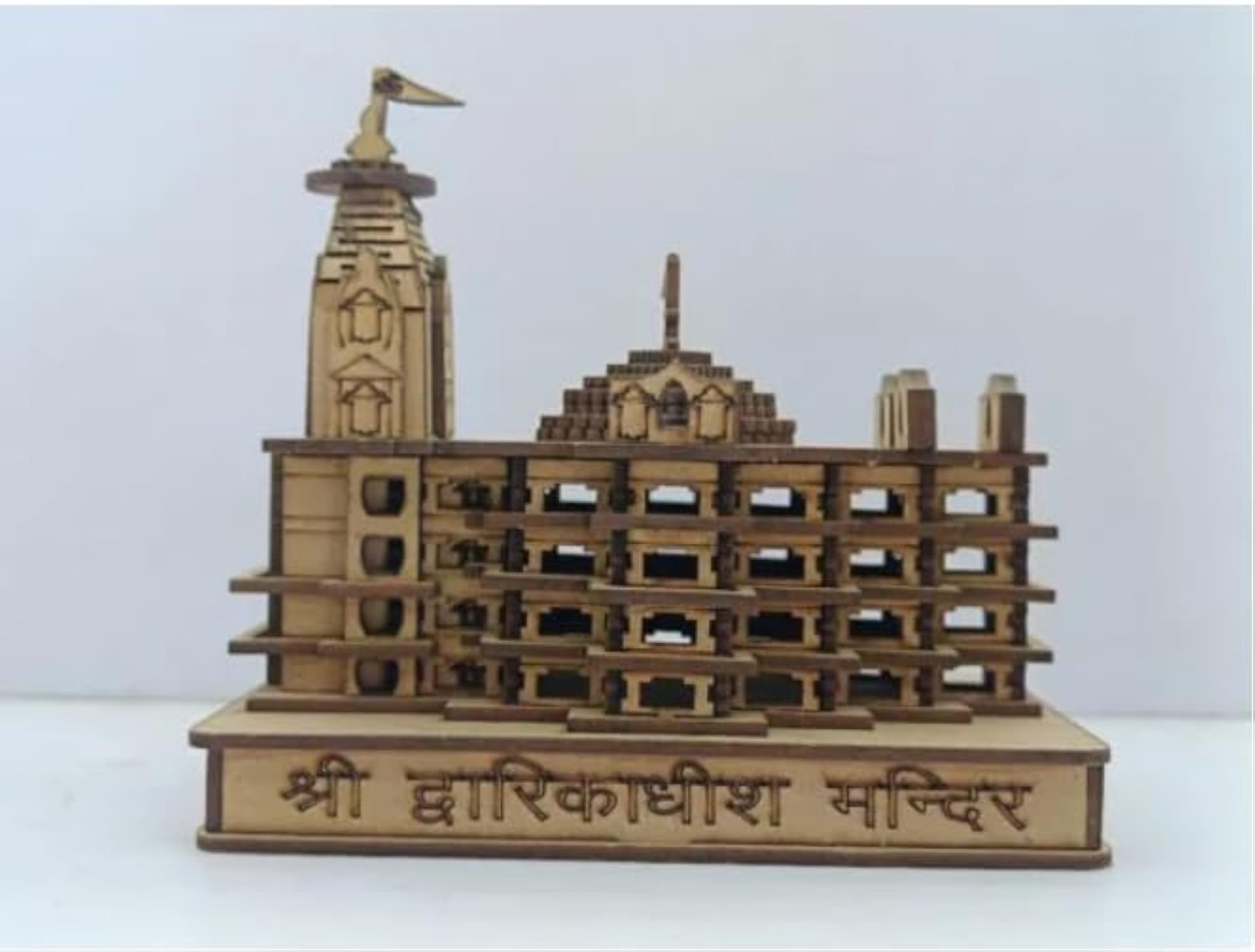 Shree Dwarikadheesh Temple 3D Wooden Model