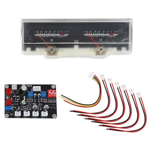 Medidor VU con placa de controlador Annadue y sensibilidad de corriente de 500 UA 6