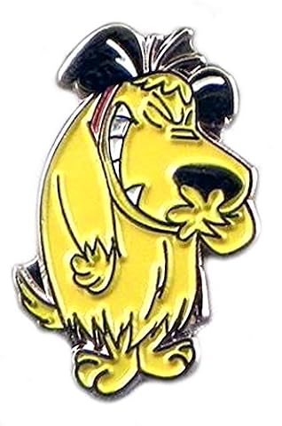 Metalowa emalia przypinka odznaka 'Mutley' (Wacky Races Dick Dastardly Dog) Mutly (22 mm)