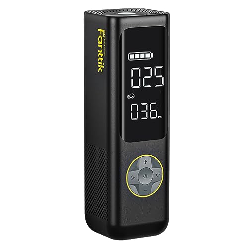 COCHEJUGAR Compressore D'aria Portatile Senza Fili, Pompa Per Pneumatici 7800 MAh, Doppia Alimentazione 12V, Gonfiaggio Rapido, Display LCD, Spegnimento Automatico, 150 PSI