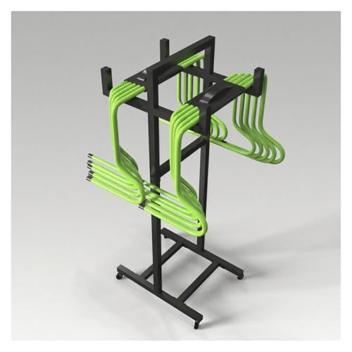 WDJBPSH ﻿School Hurdles Equipment Display Shelf Cart, Heavy Duty Sports Organizer Stand for Physical Obstacle Course, Easy to Assemble