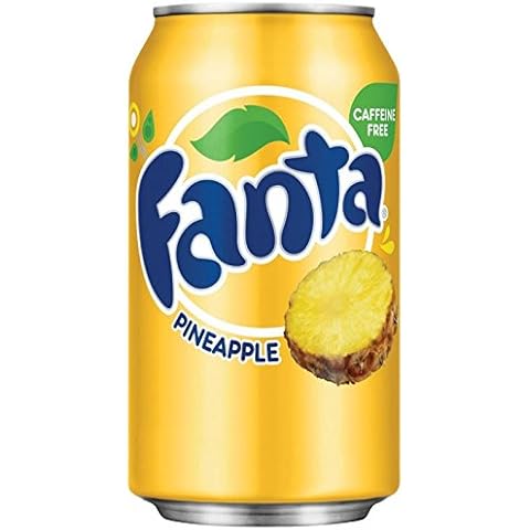 Fanta Pineapple Flavoured Soda 12oz 24pack Cover