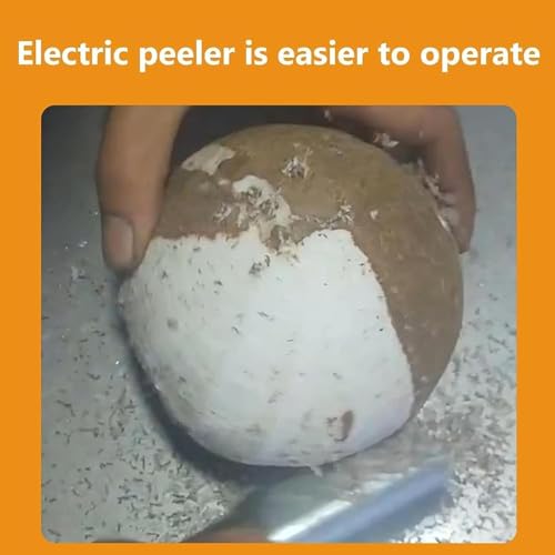 Pelador eléctrico de caña de azúcar de acero inoxidable para coco y calabazas 3