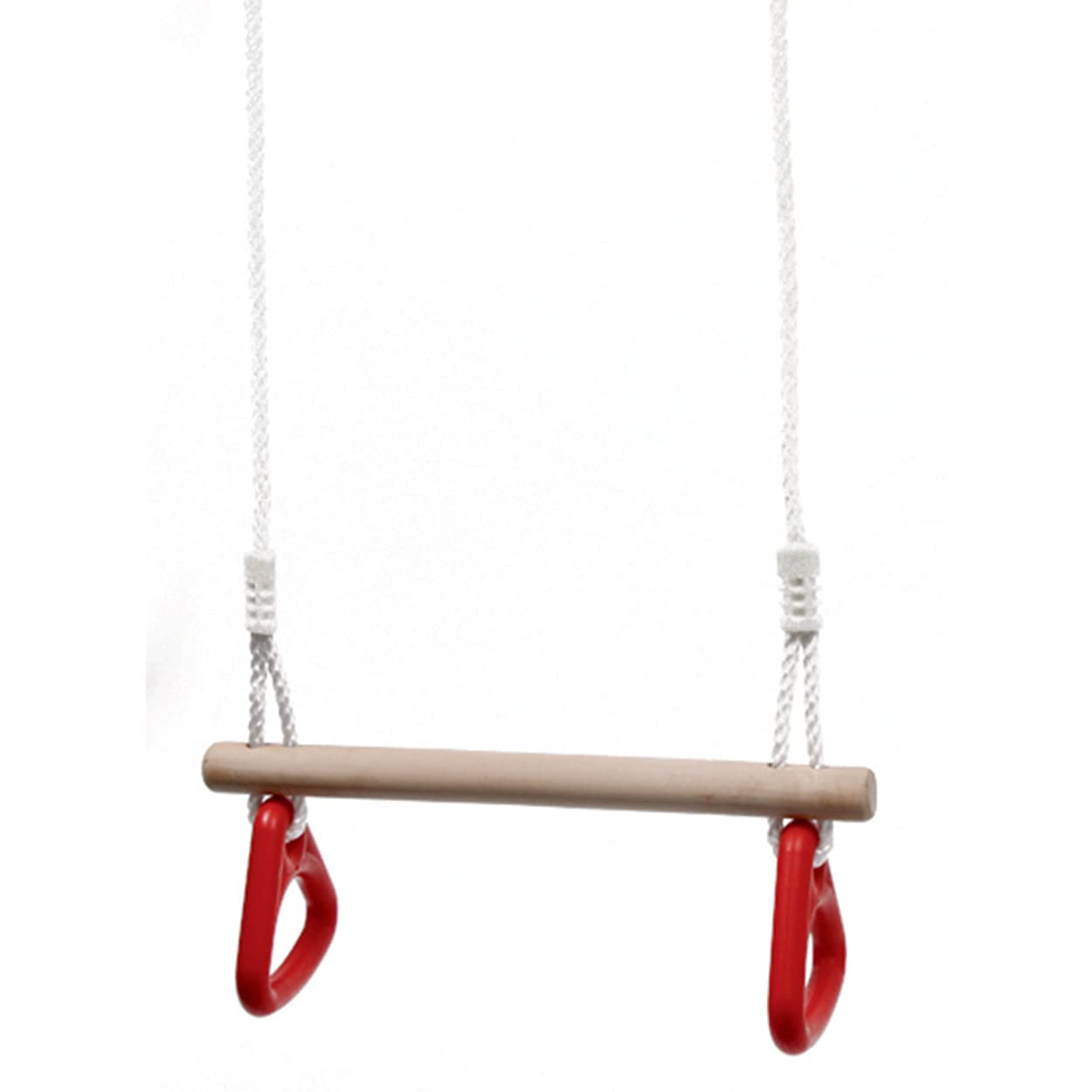 Trapeze Swing Seat with Rings, Brown, NS