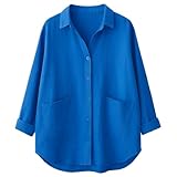 Women Shmiz Linen (بترولي, L)