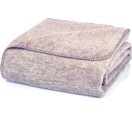 Glart U2GM Kuscheldecke Baumwolle 150×200 cm – weiche & warme Wohndecke für Sofa, Bett & Couch, hautfreundlich, atmungsaktiv & haustauglich,...