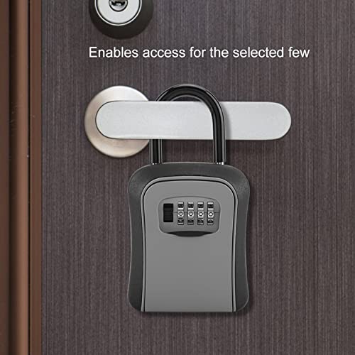 4-stelliger Schlüsseltresor, Sicherheitsaufbewahrungsschloss, Kombinations-Wandmontage-Organizer, Einfache Installation 5 4-stelliger Schlüsseltresor, Sicherheitsaufbewahrungsschloss, Kombinations-Wandmontage-Organizer, Einfache Installation