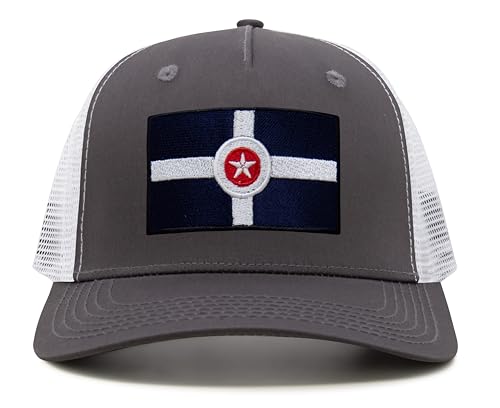 Image of International Tie City Hat for Men and Women, Adjustable Snapback Trucker Baseball Cap with Embroidered Patch