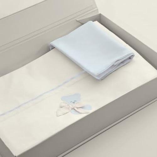 Coccolo lenzuola letto azzurro