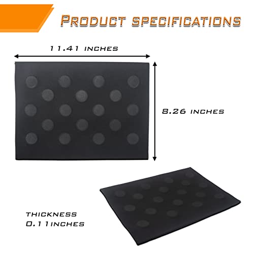 Lamjad Magnetic Tool Tray Flexible Mag Pad Parts Holder - Wrenches, Bolts, Nuts, Screw And Other Parts Tray For Car, Garage, Home, Construction- 11.8"X8" #TOP3