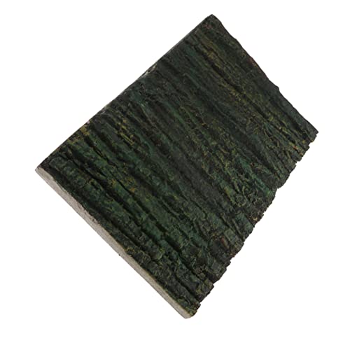 ibasenice Leopard Gecko Tank Decor Moss Rocks for Reptiles Aquarium Rock Slab 3D Reptile Tank Background Board