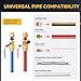 KAINGA Tankless Water Heater Service Valve Kit, 3/4 Inch IPS Isolator Set with Pressure Relief Valve, Hot & Cold Shut-Off Valves, Lead-Free Premium Brass, Compatible with Rheem, Rinnai, Navien