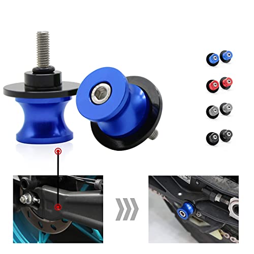 Vis M6 pour bras oscillant moto bleu pour simplifier le levage
