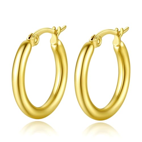 Boucles d'oreilles créoles or 9k Yumay, le cadeau idéal pour femme et fille