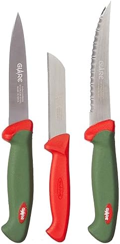 Buy GLARE Kitchen - Compact (Exclusive 2 + 1 Pcs. Knife Set) Online at ...