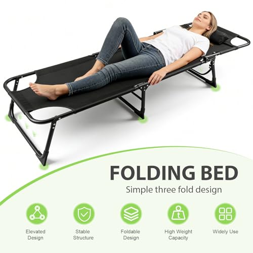 Roixeeds Folding Camping Cot