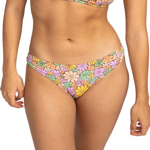 Roxy Bas de Bikini Hipster All About Sol Coupe Ajustée et Matière Stretch