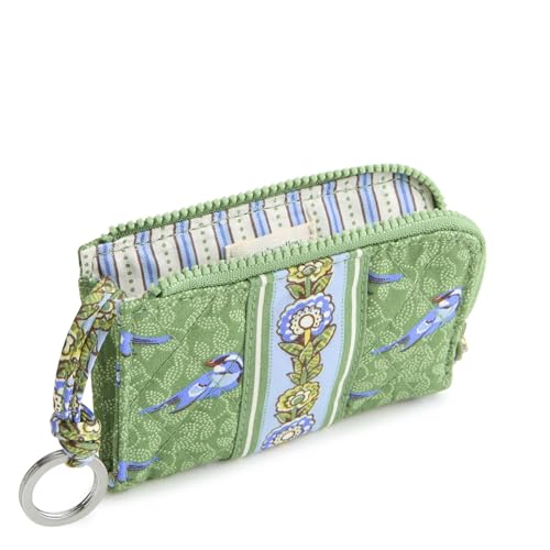 Image of Vera Bradley Women's Premium Cotton Zip Card Pouch