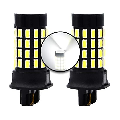 MCK Auto - Black PW24W LED Canbus Bulbs Daytime Running Lights DRL White Very Bright and Without Error Very Slim and Compact Size with Projector on top Compatible with F30 F31 CC Transform Your Ride Cover