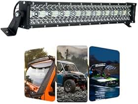 Barra Led Curva 390w 12v 24v Truck Caminhão Carreta Barco Carro Caminhonete Pick-up