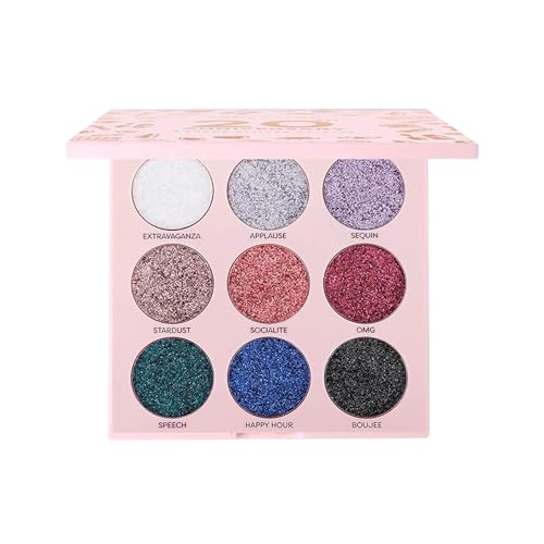 Profusion Cosmetics 20th Anniversary Pressed Glitter Palette (Silver)