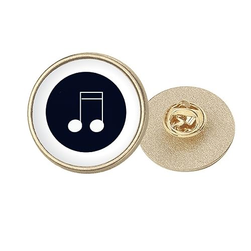 Broche ronde en métal doré pour personnaliser vos vestes de concert