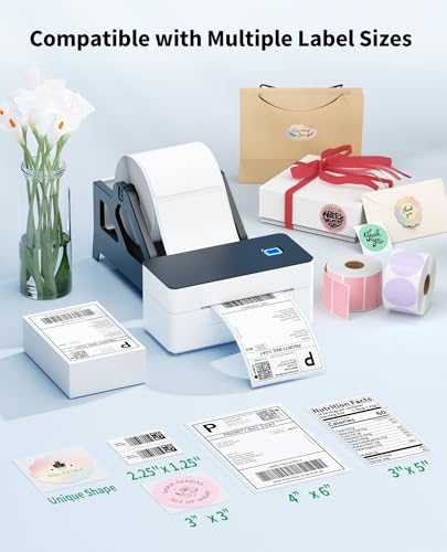 Svantto 4B-2063C-US Bluetooth Thermal Shipping Label Printer 4X6, Compatible With Windows/Mac/Android/Ios thumb #5