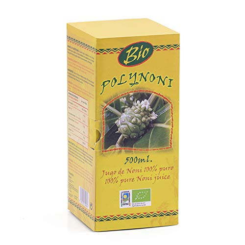 Plameca - Polynoni Bio, Mejora Las Defensas Y El Bienestar General, Jarabe O Zumo De Fruto De Noni, Sin Aditivos, Antioxidante, Antiinflamatorio Y Inmunoestimulante, Alto Valor Nutritivo - 500 Ml