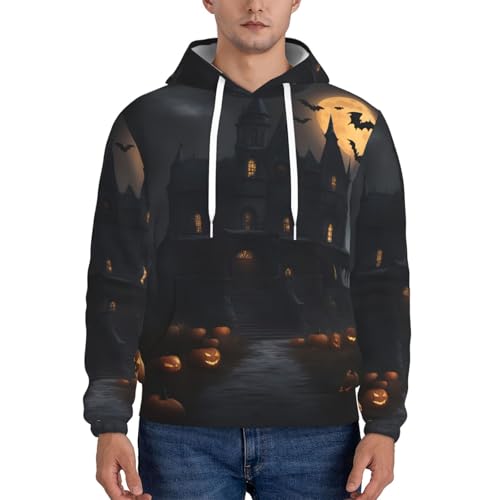 Sweat à capuche homme doux et chaud pull léger style gothique - 2