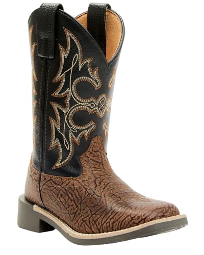 Cody James Boys' Rex Western Boot Broad Square Toe - Bcbfa24p10