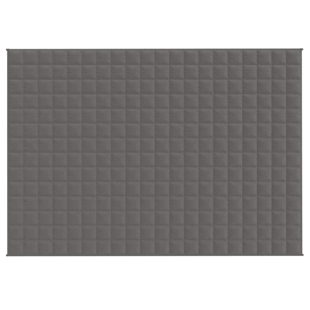INLIFE Manta ponderada gris 140 x 200 cm 10 kg tejido casa y jardín, ropa de cama (10,36 kg)