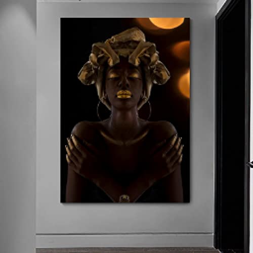 Toile peintures mur art femmes africaines décoration maison affiche sans cadre