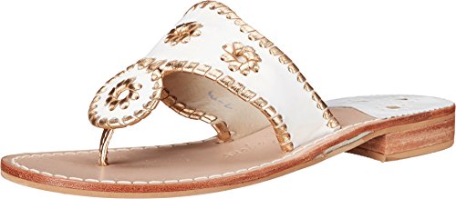 Jack Rogers Women's Nantucket Gold Thong Sandal
