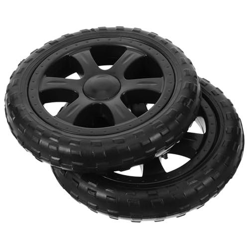 Roues de rechange en plastique solide haute densité pour poussette de marché Ciieeo